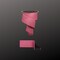 D’Lux 2.5" Fuchsia/Pink Glitter Wired Ribbon – Fine Sparkle Fused Fabric Ribbon for Christmas-LX309883
